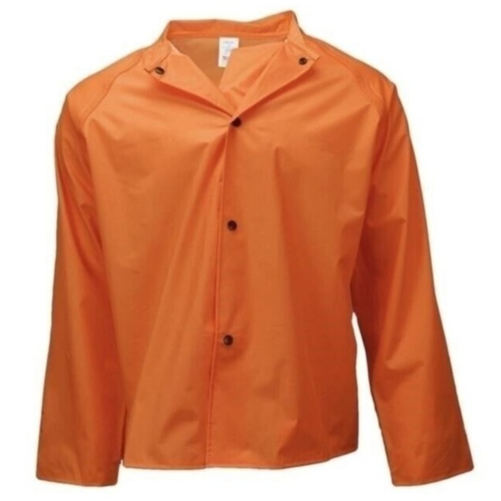 NEESE Waterproof Orange XL Lightweight Jacket 4 Warm Weather‎ ~ Snap Up ~ #35001